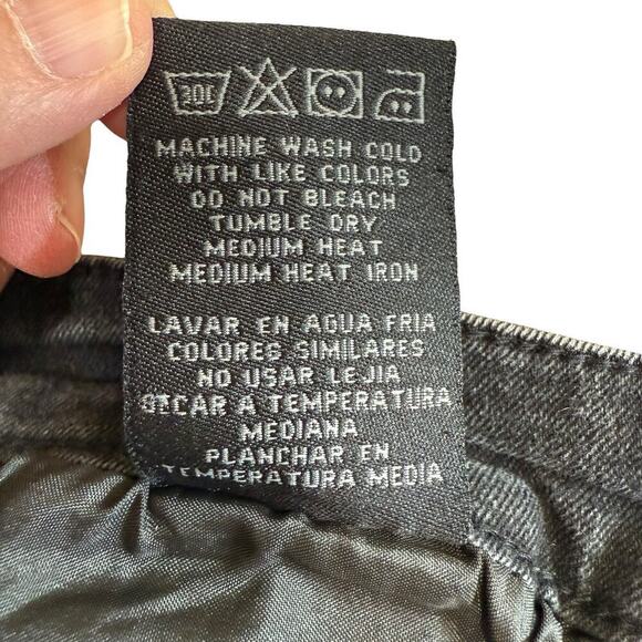 Waimea Skinny Graffiti Paint Spider Web Skull Jet Black Men Jeans 30x32 Emo - Picture 9 of 12